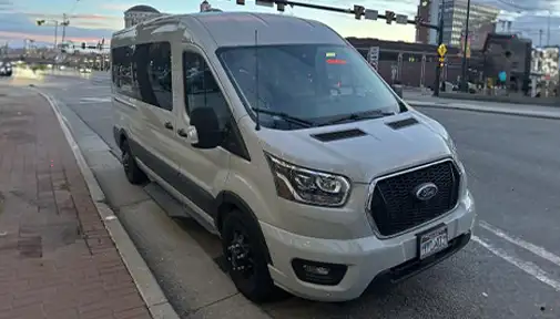 15 Passenger 2023 Ford Transit Grey