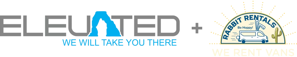 Elevated Van Rentals Logo and Rabbit Rentals Logo